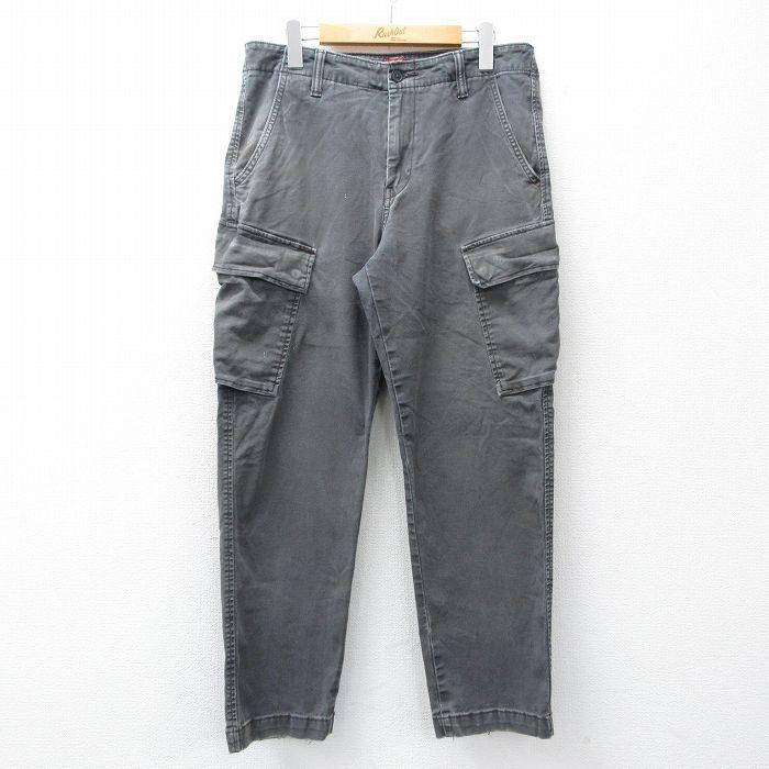 Levi's（リーバイス） W32/古着 Levis カーゴ パンツ メンズ グレー