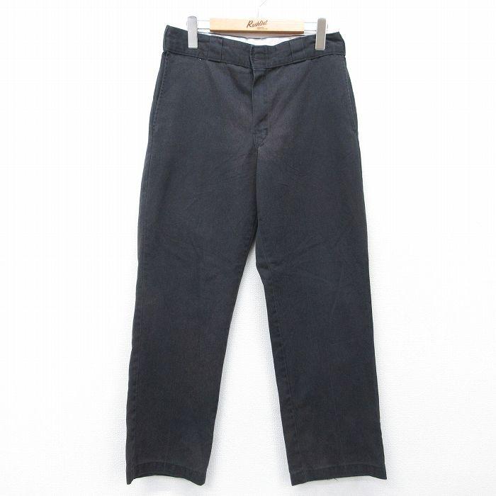 ディッキーズ　USA 製　ワークパンツ W32 DICKIES ビンテージ Dickies（ディッキーズ） W32/古着 ワーク パンツ メンズ 874 黒