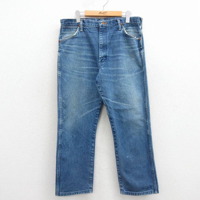 Wrangler（ラングラー） W35/古着 ジーンズ メンズ 90年代 90s ヒゲ