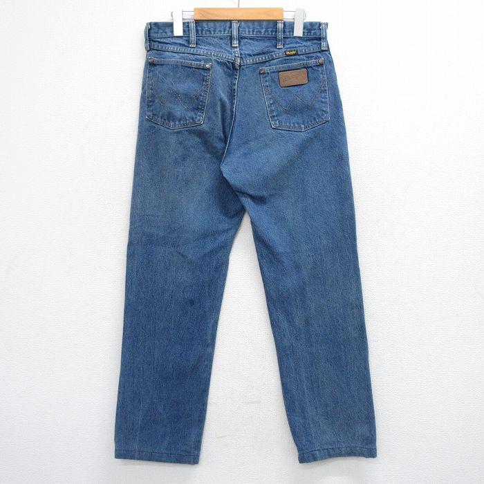 W32/古着 ラングラー ジーンズ メンズ 90年代 90s コットン USA製 紺 デニム【spe】 26mar18 Wrangler（ラングラー） W32/古着 ジーンズ メンズ 90年代 90s