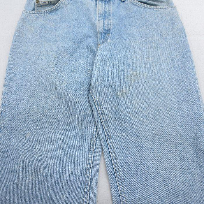 Lee（リー） W36/古着 ジーンズ メンズ 90年代 90s コットン USA製 紺