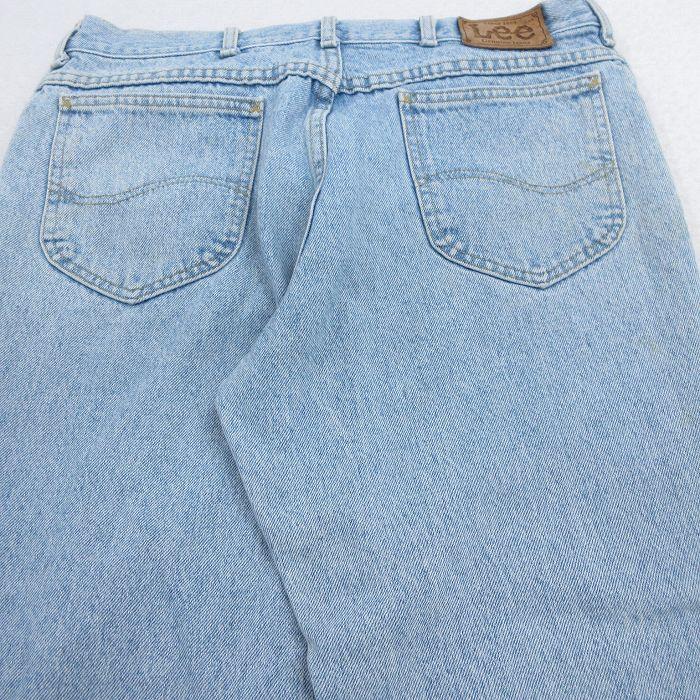 Lee（リー） W36/古着 ジーンズ メンズ 90年代 90s コットン USA製 紺