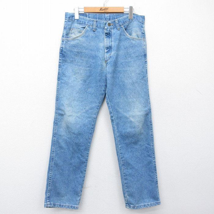 Wrangler（ラングラー） W32/古着 ジーンズ メンズ 90年代 90s ヒゲ