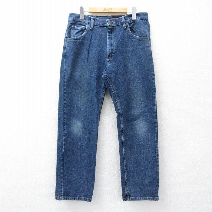 Wrangler（ラングラー） W34/古着 ジーンズ メンズ 紺 デニム 26mar18