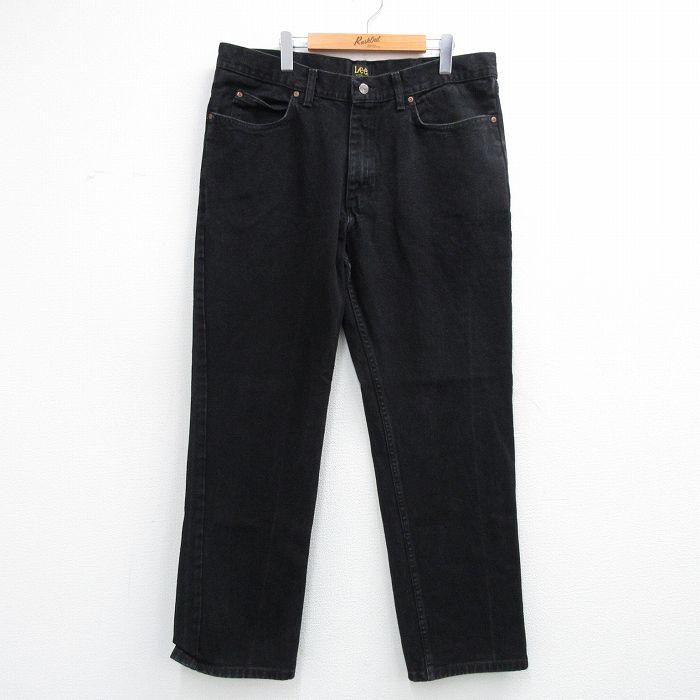 Lee（リー） W38/古着 ジーンズ メンズ コットン 黒 デニム 26mar25 