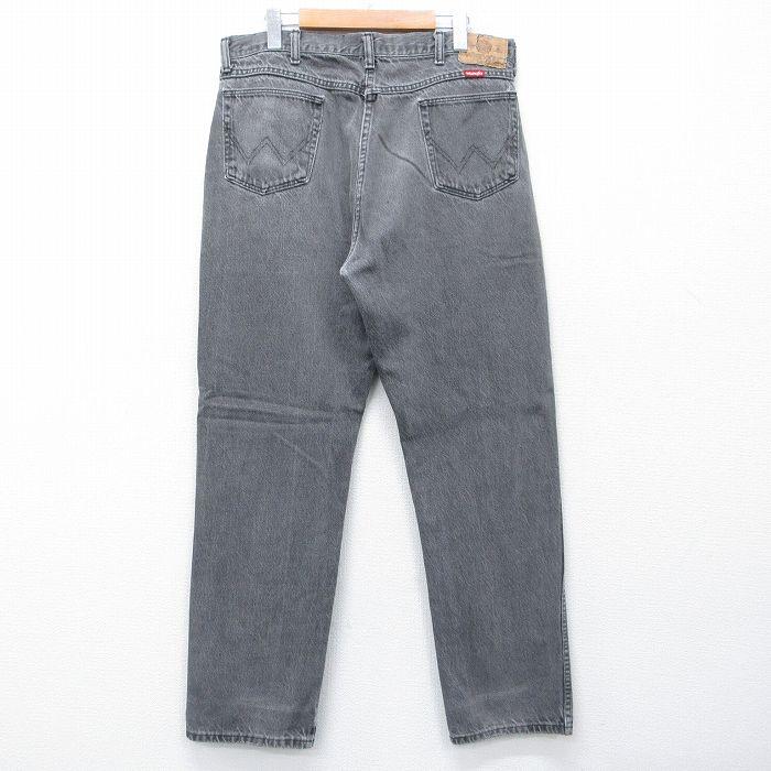W34/古着 ラングラー ジーンズ メンズ 90年代 90s USA製 黒 デニム【spe】 26mar18 Wrangler（ラングラー） W34/古着 ジーンズ メンズ 90年代 90s USA製