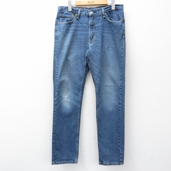 Levi's（リーバイス） W33/古着 Levis 511 ジーンズ メンズ ヒゲ 紺