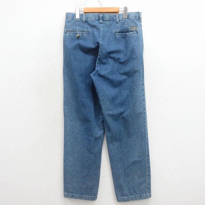 Wrangler（ラングラー） W34/古着 ジーンズ メンズ コットン 紺 デニム