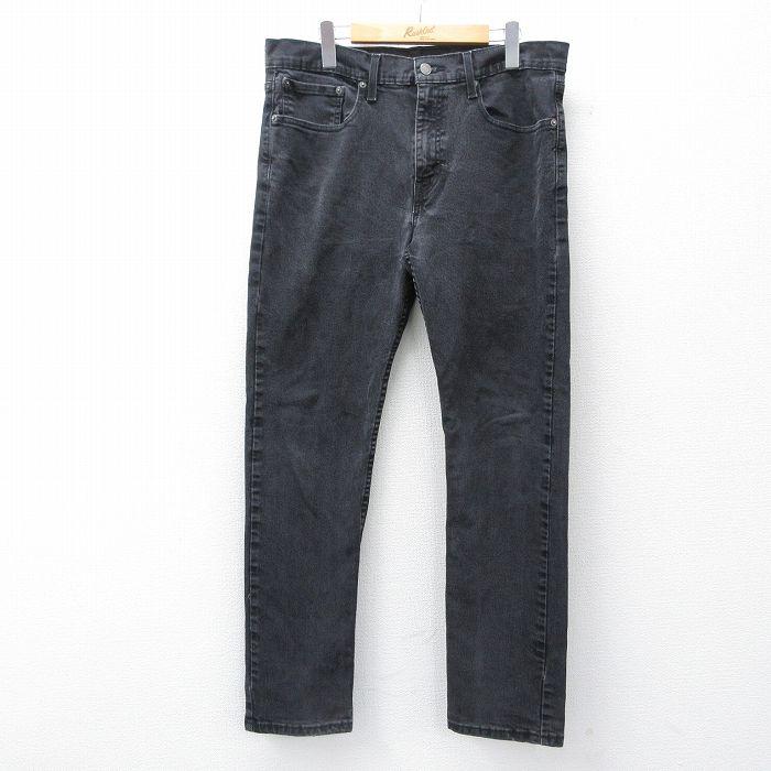 Levi's（リーバイス） W35/古着 Levis 502 ジーンズ メンズ 黒 デニム