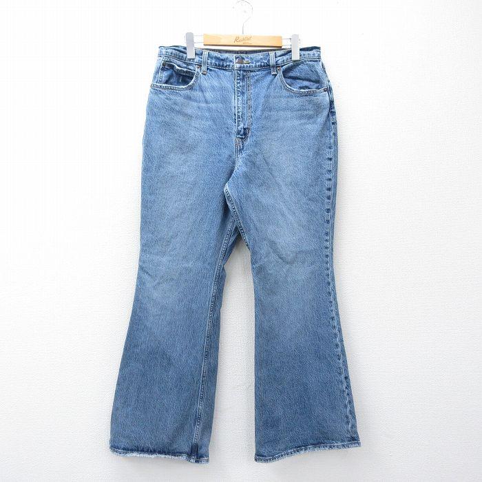 W34/古着 リーバイス Levis ジーンズ メンズ フレア ブーツカット ヒゲ 紺 デニム 26apr13 Levi's（リーバイス） W34/古着 Levis ジーンズ メンズ フレア ブーツ