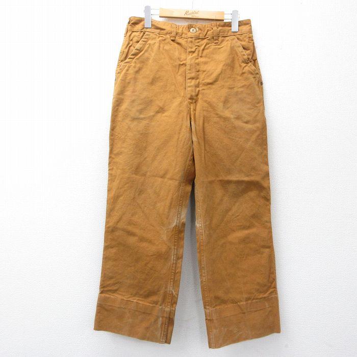 W31/古着 SAFTBAK ハンティング パンツ メンズ 90年代 90s ダック地