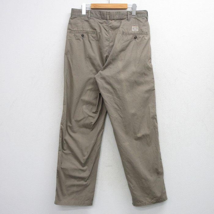 ポロゴルフ ラルフローレン W34 ポロチノUSA製 古着 90s ベージュ W34/古着 ラルフローレン ブランド チノ パンツ チノパン メンズ 90