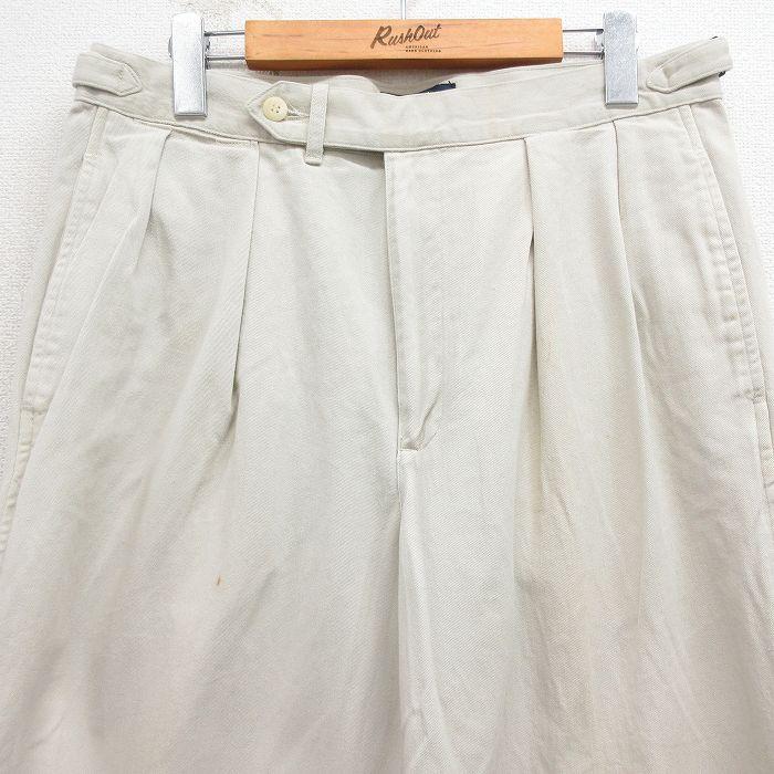 W30/古着 ラルフローレン ブランド パンツ メンズ 90年代 90s コットン USA製 ベージュ【spe】 26apr27 W30/古着 ラルフローレン ブランド パンツ メンズ 90年代 90s コットン