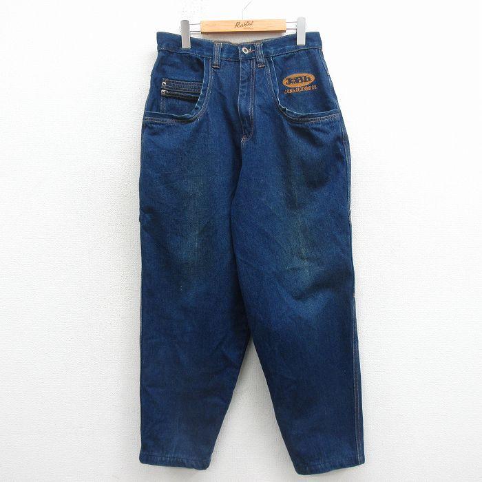 W31/古着 JOBb ペインター パンツ メンズ 00年代 00s コットン 紺