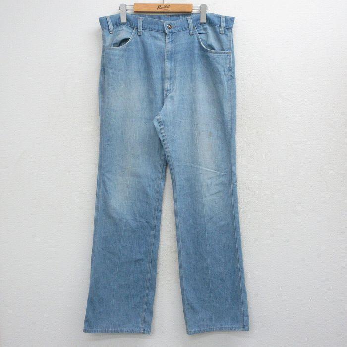 リーバイス Levis W34 ブーツ フレア 青 70s ユーロ 16092 Levi's