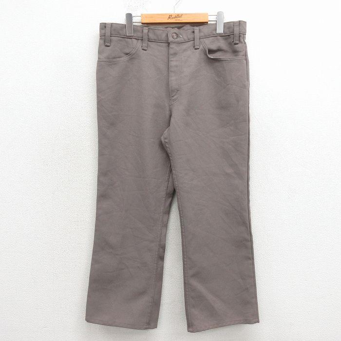 W36/古着 リーバイス Levis 517 パンツ メンズ 80年代 80s ブーツカット USA製 ベージュ系 26may01 Levi's（リーバイス） W36/古着 Levis 517 パンツ メンズ 80年代 80s