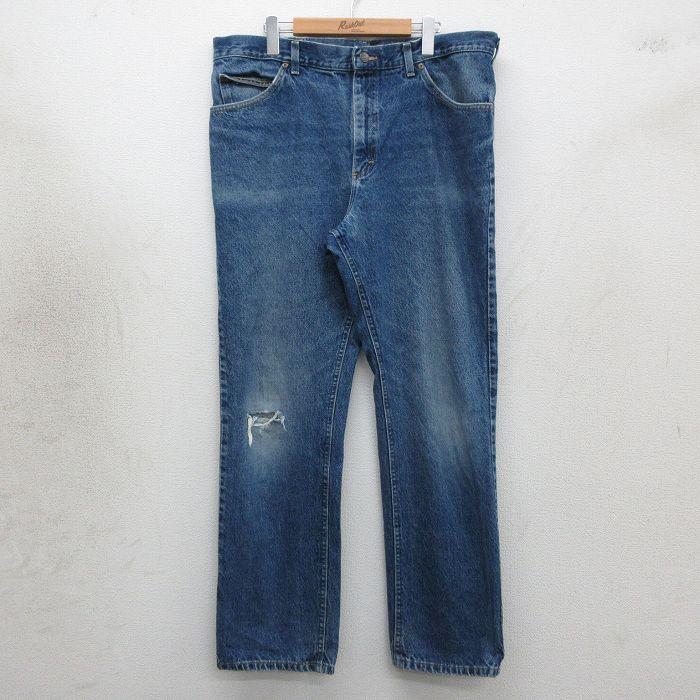 Lee（リー） W40/古着 ジーンズ メンズ 90年代 90s ヒゲ 大きいサイズ