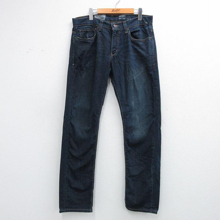 Levi's（リーバイス） W35/古着 Levis 511 ジーンズ メンズ ヒゲ 濃紺