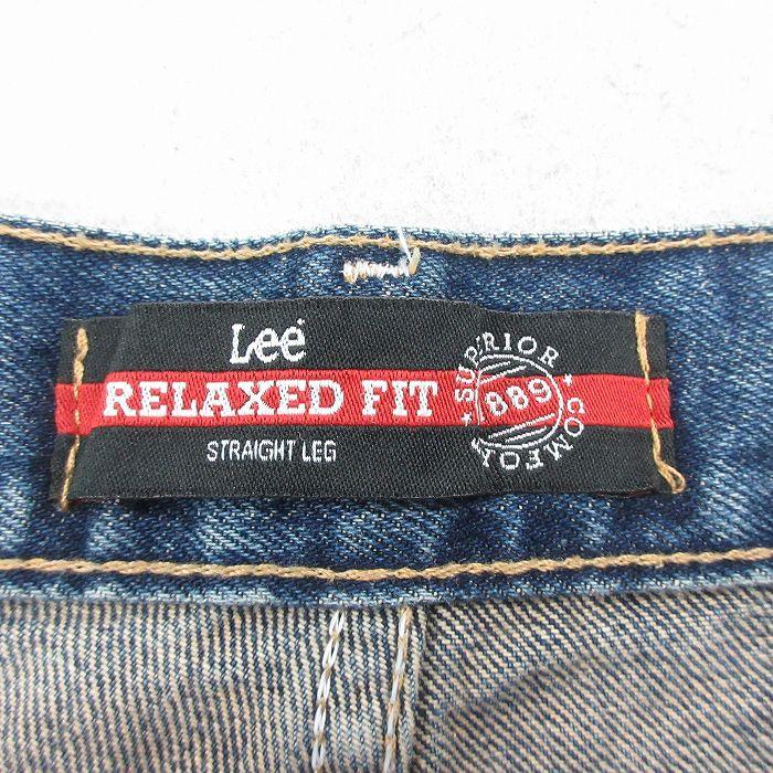 Lee（リー） W36/古着 ジーンズ メンズ コットン 紺 デニム 26may11