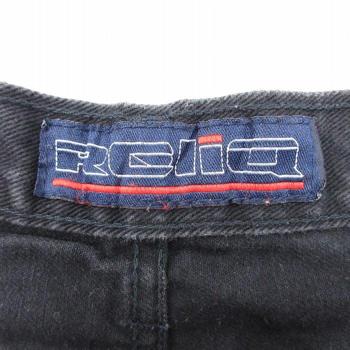 W34/古着 ペインター パンツ メンズ コットン ブラック デニム spe
