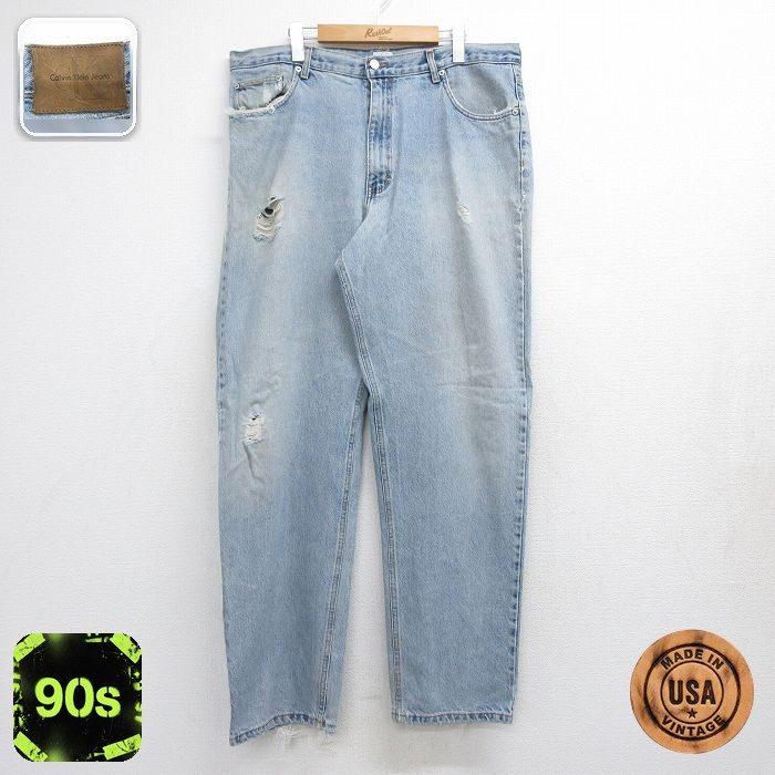 Calvin Klein（カルバン・クライン） W38/古着 ブランド ジーンズ