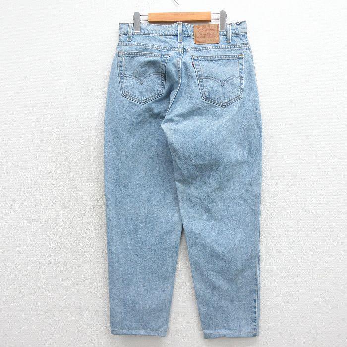 リーバイス560 ワイド W32 古着 青 90s USA デニム 17662 Levi's（リーバイス） W33/古着 Levis 560 ジーンズ メンズ 90年代 90s