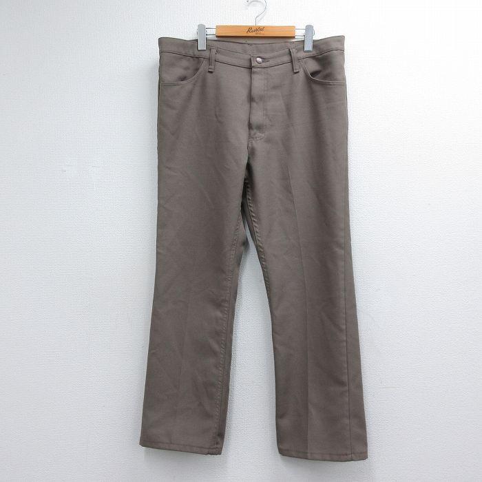 Wrangler（ラングラー） W38/古着 ランチャー パンツ メンズ ブラウン