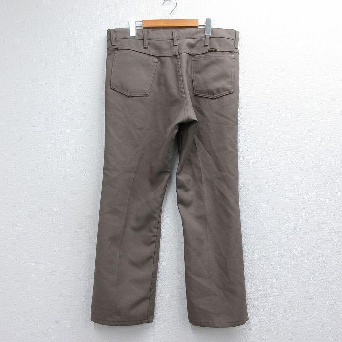 Wrangler（ラングラー） W38/古着 ランチャー パンツ メンズ ブラウン