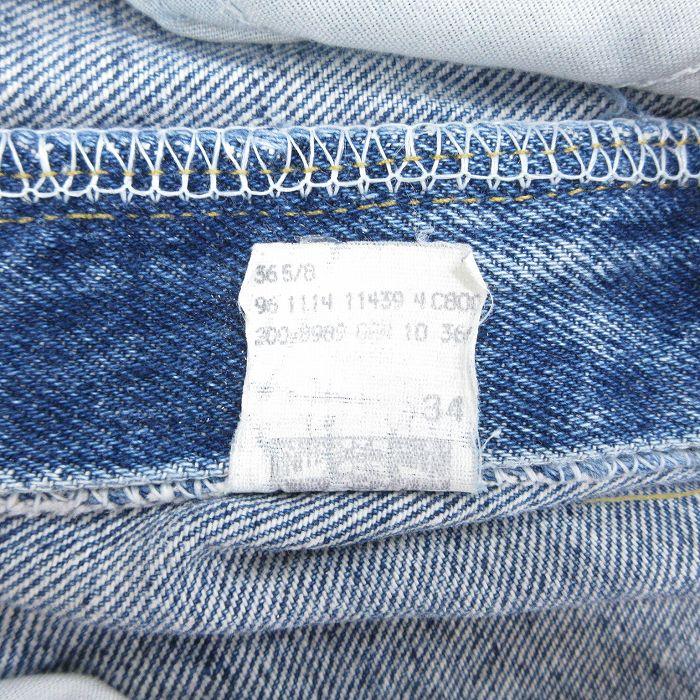 Lee（リー） W35/古着 ジーンズ メンズ 90年代 90s ヒゲ コットン USA