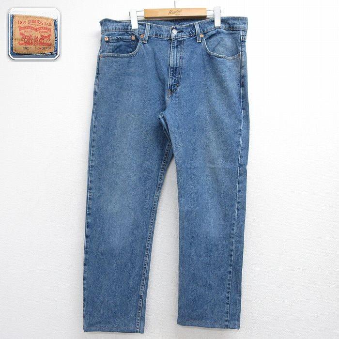 Levi's（リーバイス） W37/古着 Levis 502 ジーンズ メンズ ネイビー