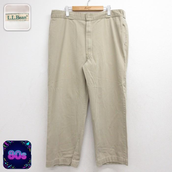 L.L.Bean（エルエルビーン） W38/古着 メンズ 80年代 80s ワーク