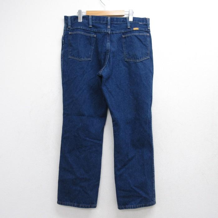 W37/古着 RUSTLER ラスラー メンズ 80年代 80s ジーンズ 5ポケット