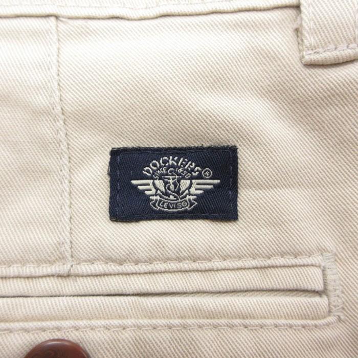 W34/古着 DOCKERS ドッカーズ パンツ メンズ 90年代 90s ツータック