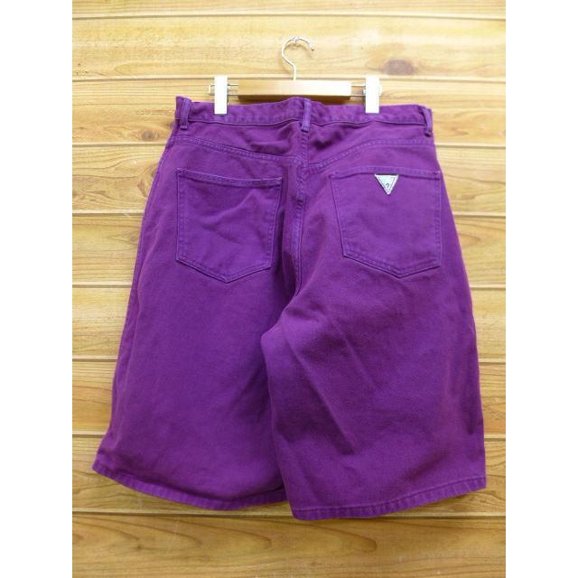 W33 古着 ショート パンツ ゲス Guess 紫 パープル Spe 18jun22 中古 メンズ ボトムス 短パン ショーパン ハーフ Pas 古着屋rushout 通販 Yahoo ショッピング