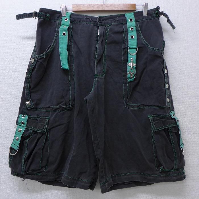 W36/古着 ショート ボンテージ パンツ ショーツ 00s TRIPP NYC 