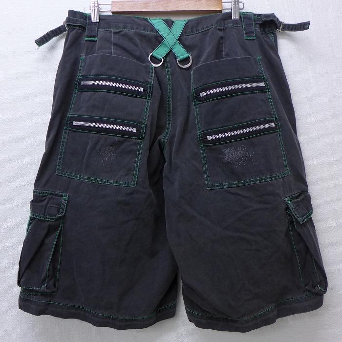 W36/古着 ショート ボンテージ パンツ ショーツ 00s TRIPP NYC 