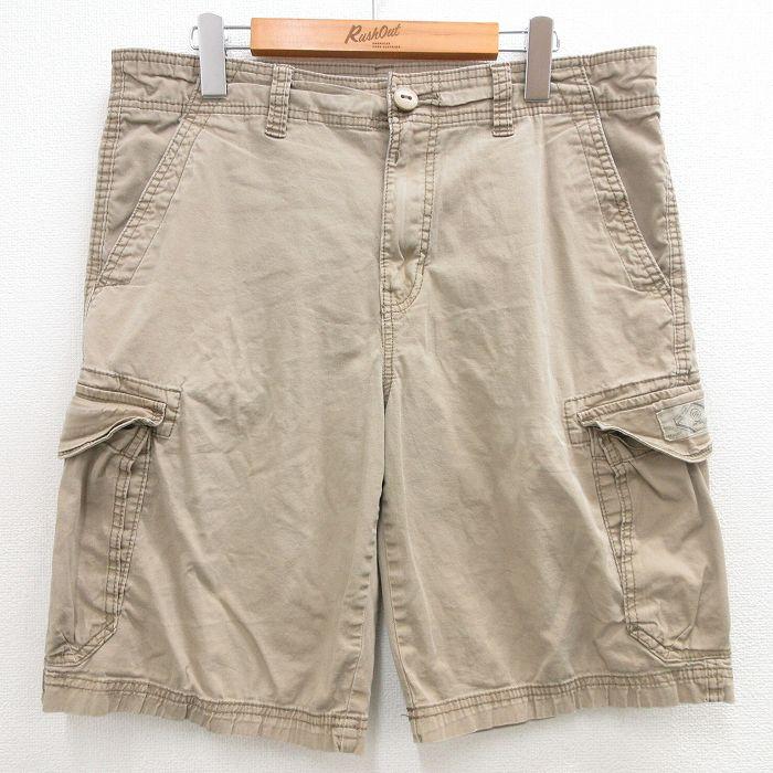 W36/古着 ユニオンベイ ショート カーゴ パンツ ショーツ メンズ