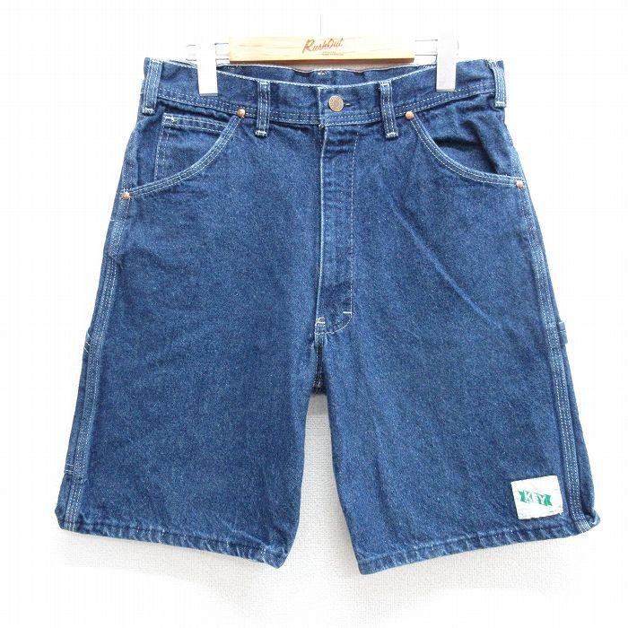 W32/古着 キー KEY ショート ペインター パンツ ショーツ メンズ W32/古着 キー KEY ショート ペインター パンツ ショーツ メンズ