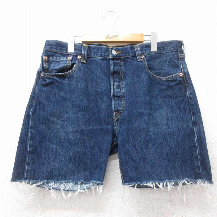 Levi’s BigE 白耳 濃紺 デニムショーツ 美品 501 W36/古着 リーバイス Levis 501 ショート パンツ ショーツ メンズ