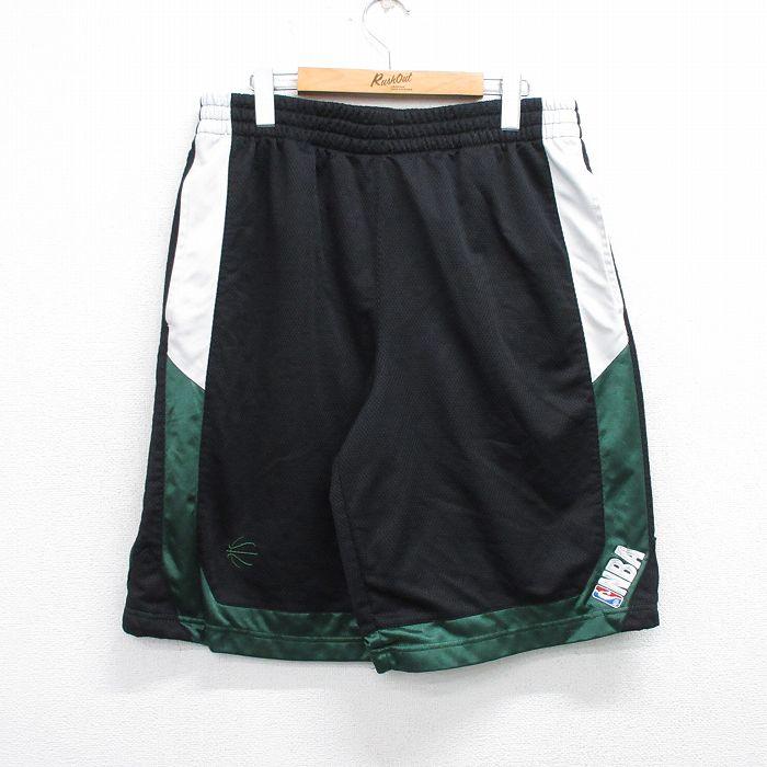 W38/古着 ショート トレーニング パンツ ショーツ メンズ NBA マルチ