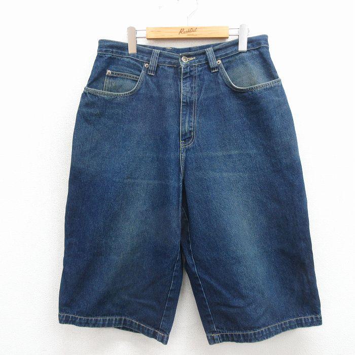 W34/古着 ROCAWEAR ハーフ ペインター パンツ ショーツ メンズ 