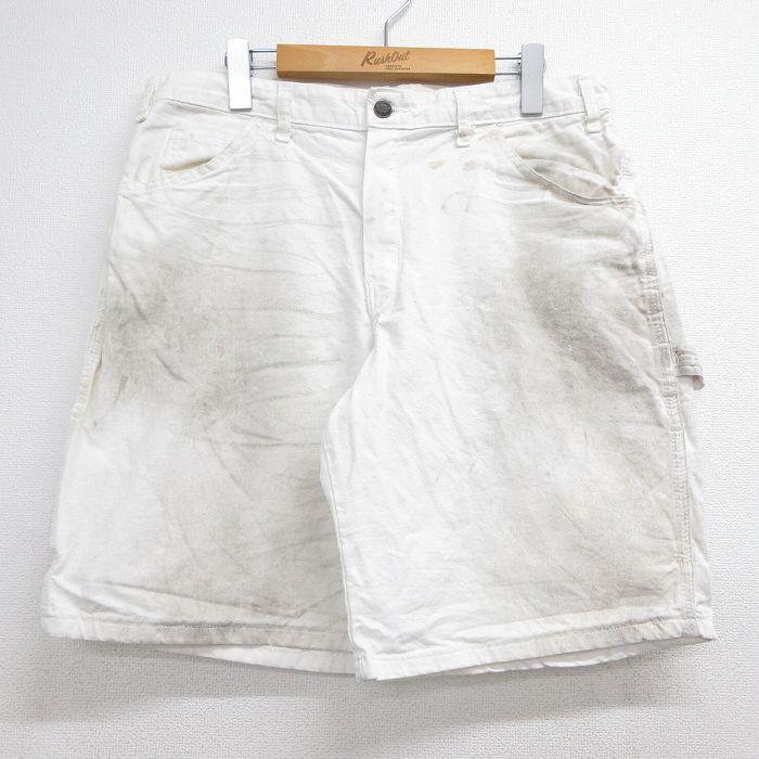 Dickies（ディッキーズ） W34/古着 ショート ペインター パンツ