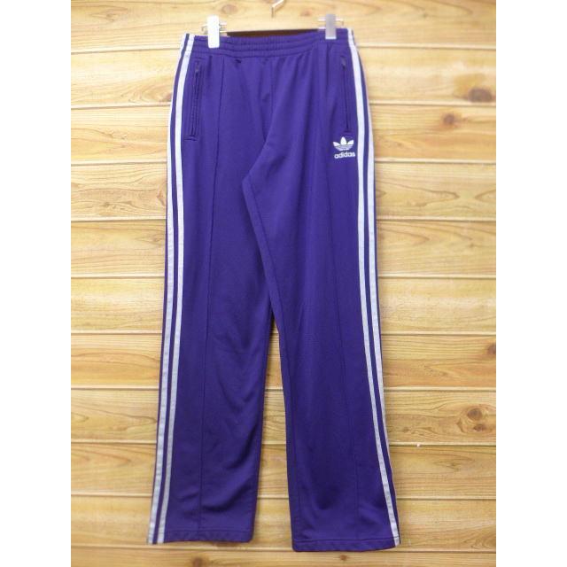 W30 古着 ジャージ パンツ アディダス Adidas 紫 パープル ライン 18feb19 中古 メンズ ボトムス ロング Pasw 古着屋rushout 通販 Yahoo ショッピング