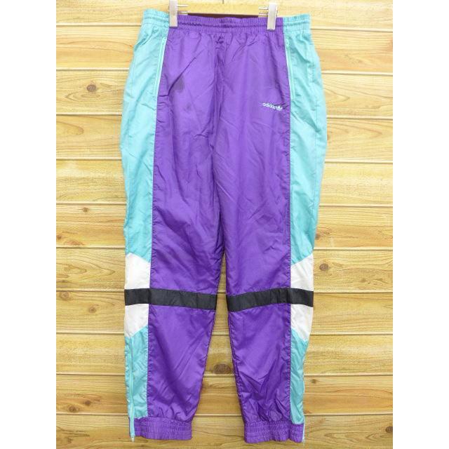 W35 古着 ナイロン パンツ アディダス Adidas 紫 パープル 18apr16 中古 メンズ ボトムス ロング Pasw 古着屋rushout 通販 Yahoo ショッピング