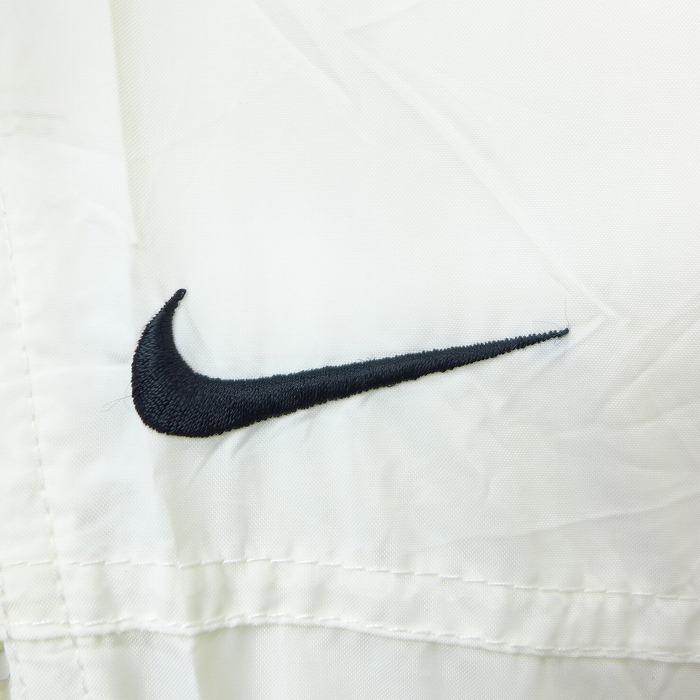 W32/古着 ナイロン パンツ 90s ナイキ NIKE ワンポイントロゴ 白 W32/古着 ナイロン パンツ 90s ナイキ NIKE ワンポイントロゴ 白