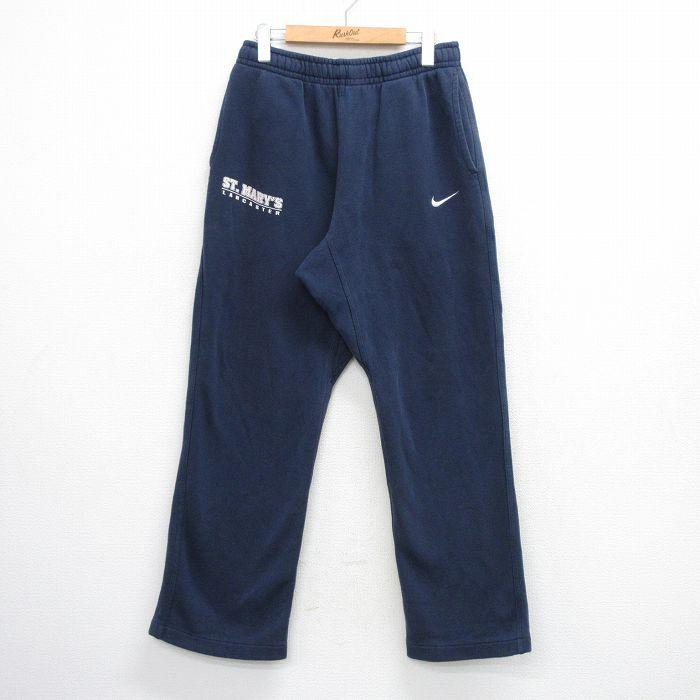 W30/古着 ナイキ NIKE スウェット パンツ メンズ ワンポイントロゴ ST