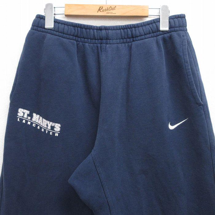 W30/古着 ナイキ NIKE スウェット パンツ メンズ ワンポイントロゴ ST
