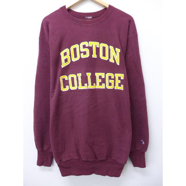 L/古着 Champion チャンピオン リバースウィーブ ボストン大学 カレッジ エンジ 19feb13 中古 メンズ 長袖 スウェット スエット トレーナー トップス :rw19010049:古着屋RUSHOUT - 通販 - Yahoo!ショッピング
