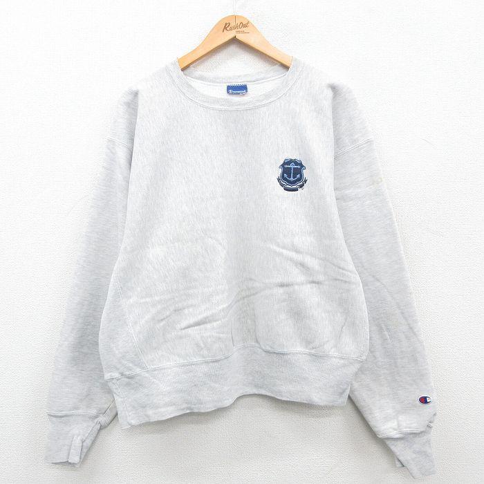 希少 80s Champion リバースウィーブ グレー トレーナー XL Champion XL/古着 長袖 チャンピオン リバースウィーブ メンズ