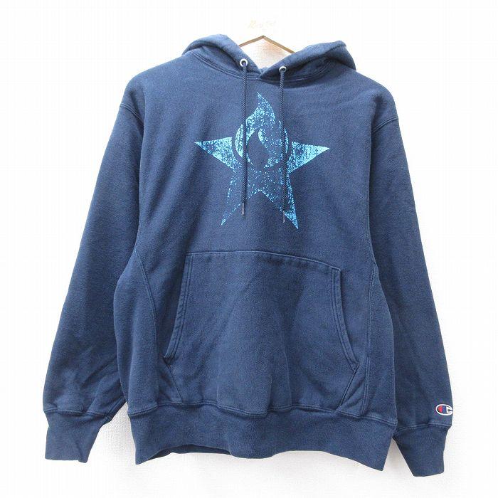 Champion L/古着 長袖 チャンピオン リバースウィーブ パーカー